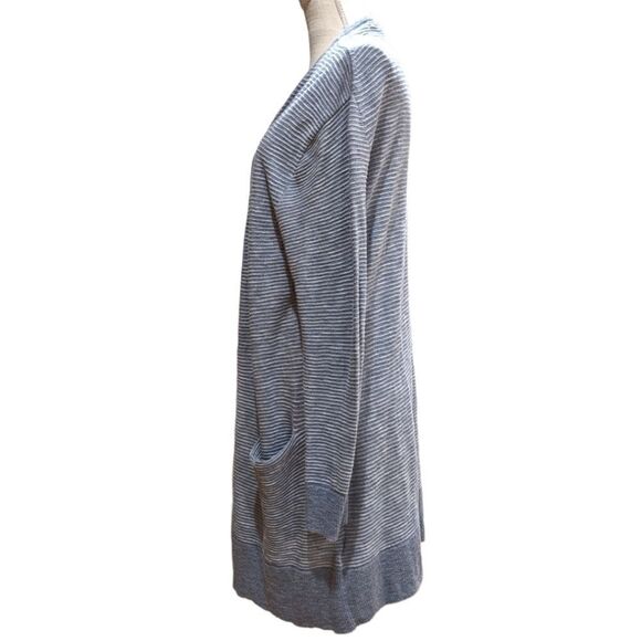 Madewell Women's Light Blue Lightweight Open Front Long Cardigan Sweater Size M - Picture 3 of 7